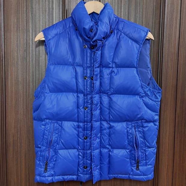 GAP 블루 패딩 조끼