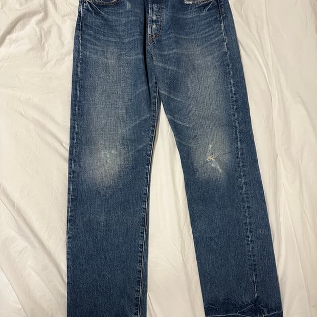 (29 추천) 리바이스 501 워싱 데님 청바지