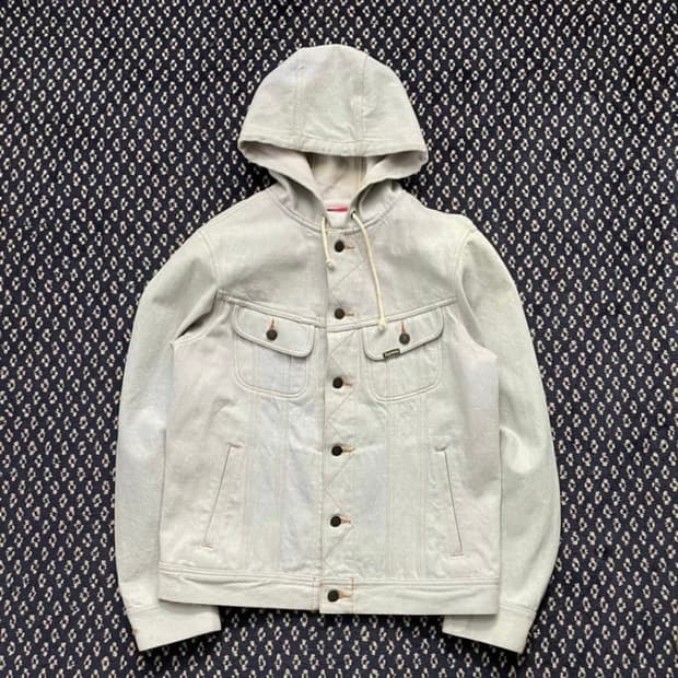 슈프림 후드 데님 자켓