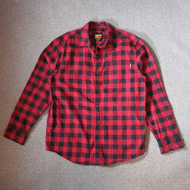 미국 수입 팀버랜드 플란넬 체크 셔츠 no.6