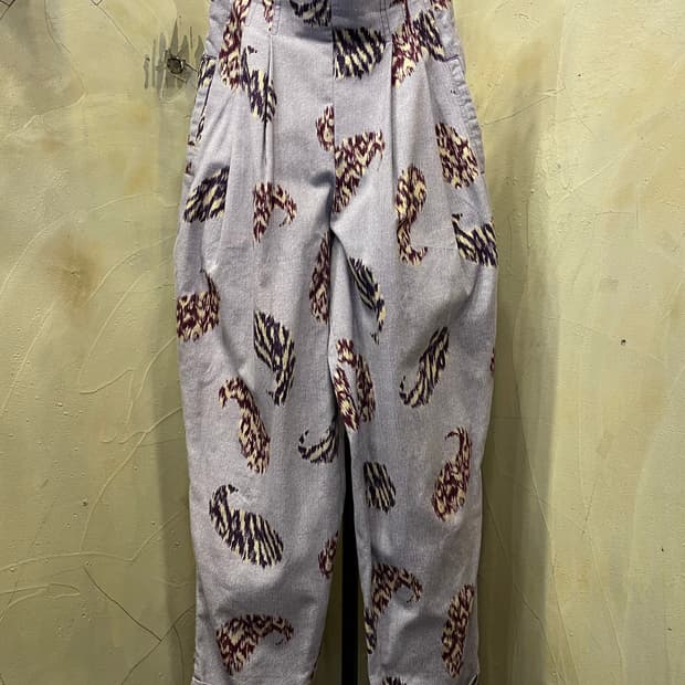 gene Ewing 빈티지 하이웨이스트 3턱 66