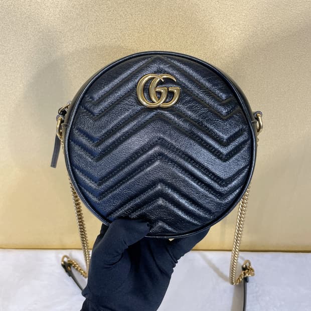 구찌 마몬트 미니 체인 탬버린백