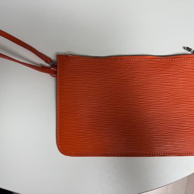 루이비통 오렌지 클러치 백 파우치 