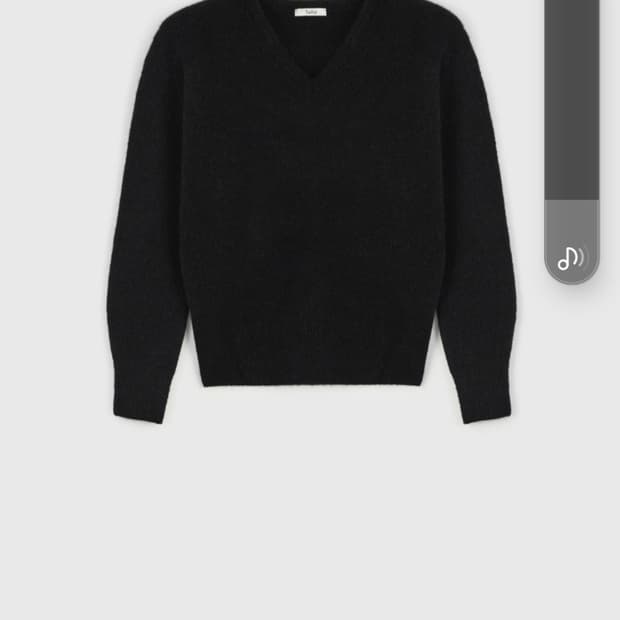 타일레 모헤어 브이넥 블랙 2사이즈