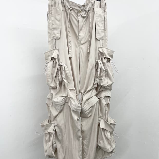 페어리 핀턱 리본 절개 카고팬츠🥨 *레어