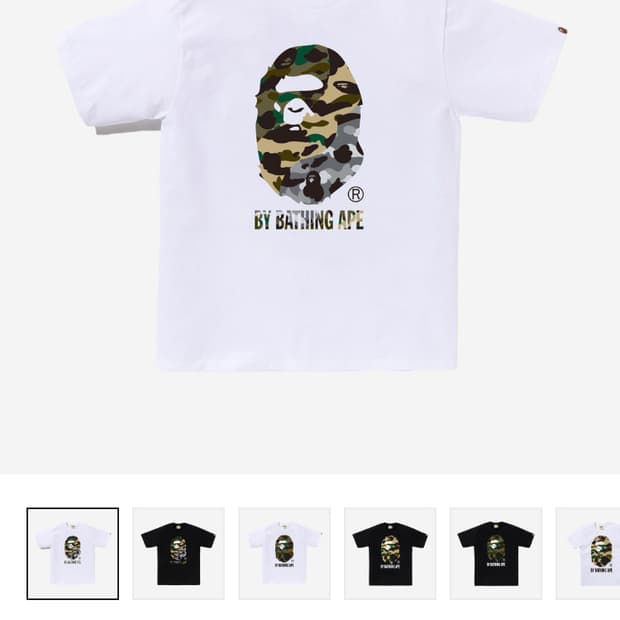 BAPE 1st Camo Crazy By Bathing Ape T-Shi