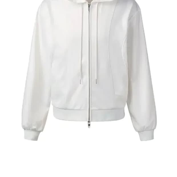 어나더유스 후드집업 흰색 3 사이즈 