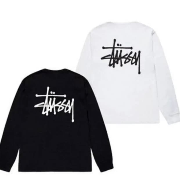 (새상품) 스투시 빅로고 베이직 롱슬리브
