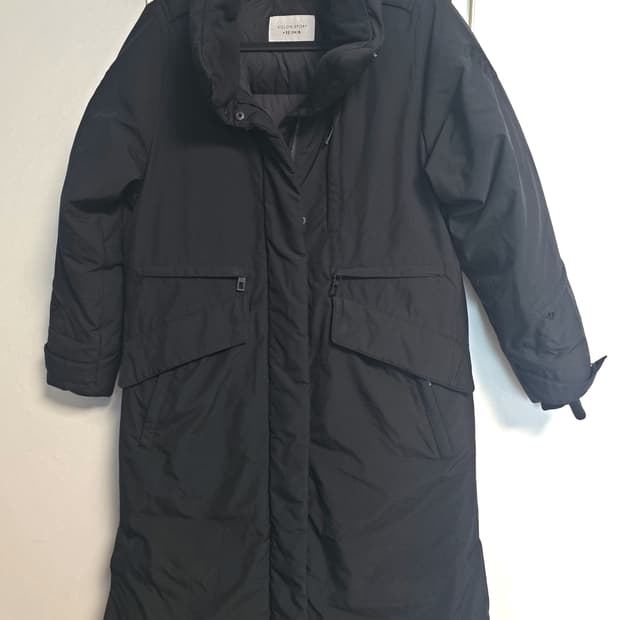 코오롱스포츠 여성 롱패딩 블랙