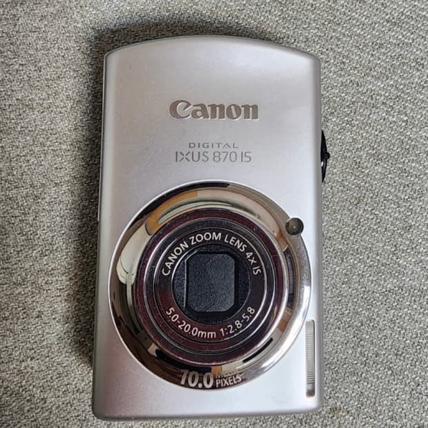 희귀) 실버색상 민트급 캐논 익서스 IXUS 870 IS 세 은디카