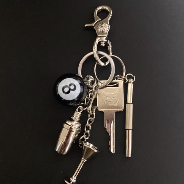 빈티지 감성 바 키링