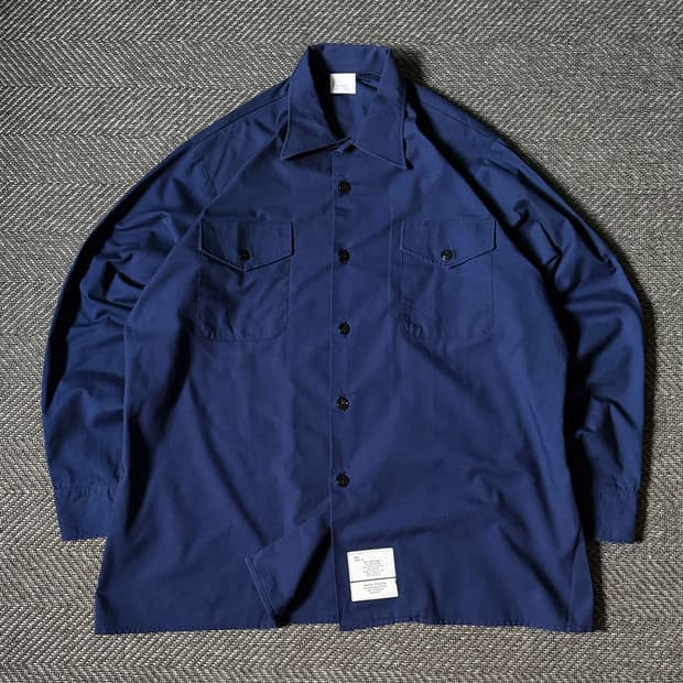 미해군 US NAVY 오리지날 유틸리티 셔츠 (105-110)