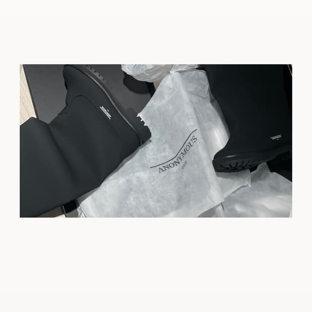 아나니머스클럽 샤프트 부츠