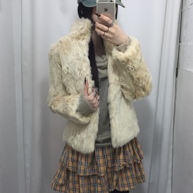 체크 우사기 코디 💚