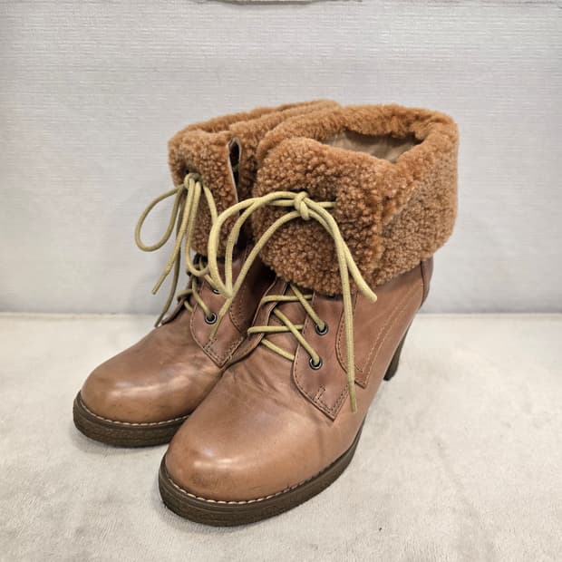 소다 양털 앵클 부츠 230mm