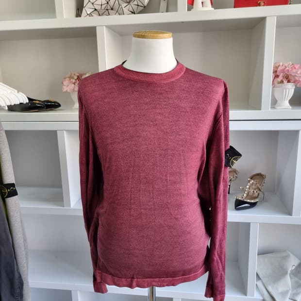 스톤아일랜드 와인 니트