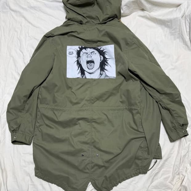 슈프림 아키라 피쉬테일 파카 xl