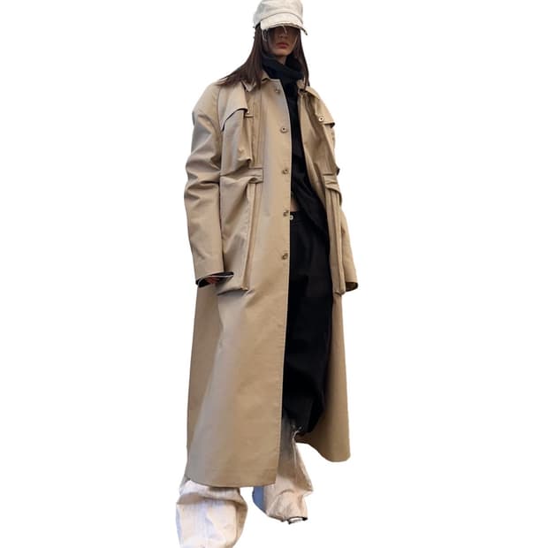 [XL] Carnet archive 카르넷 아카이브 트렌치 코트