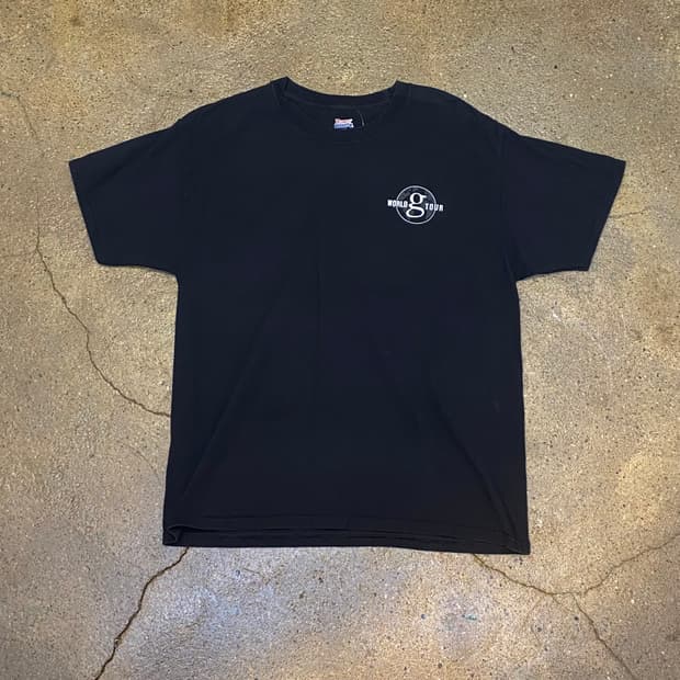 미국 빈티지 가스 브룩스 투어 굿즈티 락티셔츠 반팔티