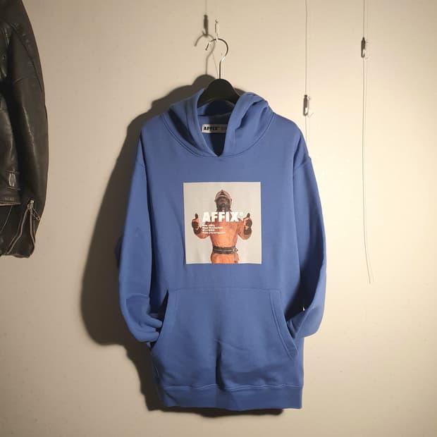 AFFIX fireman blue hoodie