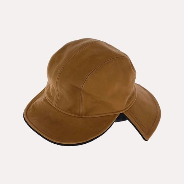 LA MAISON DE LYLLIS leather hat 