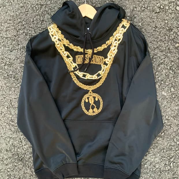 모스키노 x H&M 체인 후디