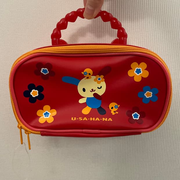 [새상품] 05년도 고전 우사하나 플라워 토트백 파우치