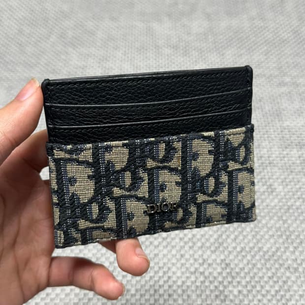 디올 오블리크 카드지갑