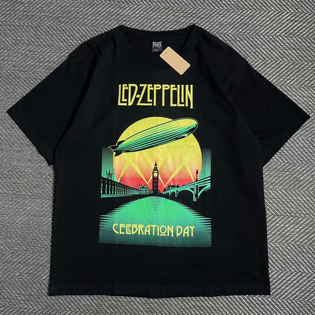 빈티지 레드재플린 락 밴드 티셔츠o 4860