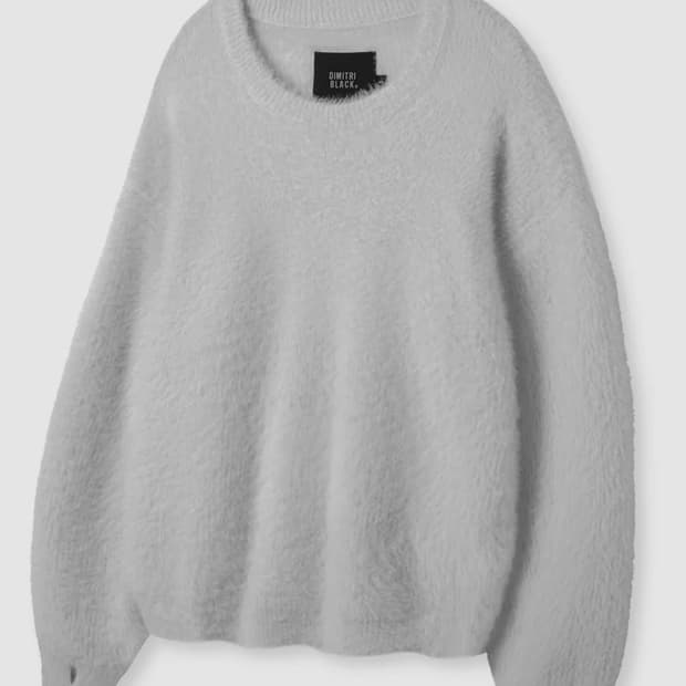 디미트리블랙 헤어리 니트 