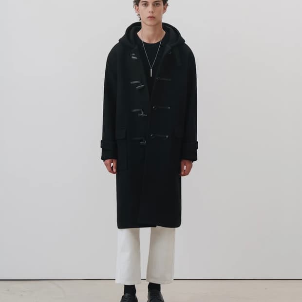 인사일런스 오버사이즈 더플 코트 S급