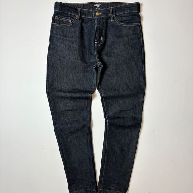 칼하트 다크 딥 블루 데님 팬츠 PN9341