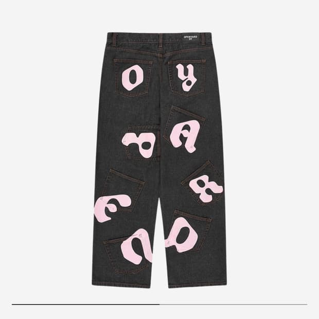 OY DENIM BAGGY PANTS 