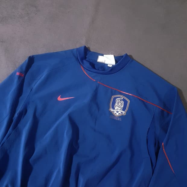 나이키 08-09 축구 국대 웜업 트레이닝 탑 바람막이 L 100