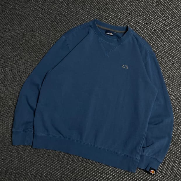 90s 엘레쎄 올드스쿨 미니로고 스웻 크루넥 맨투맨y 5101