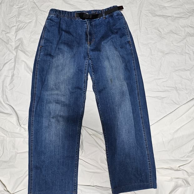 그라미치 루즈 테이퍼드 데님 팬츠 30