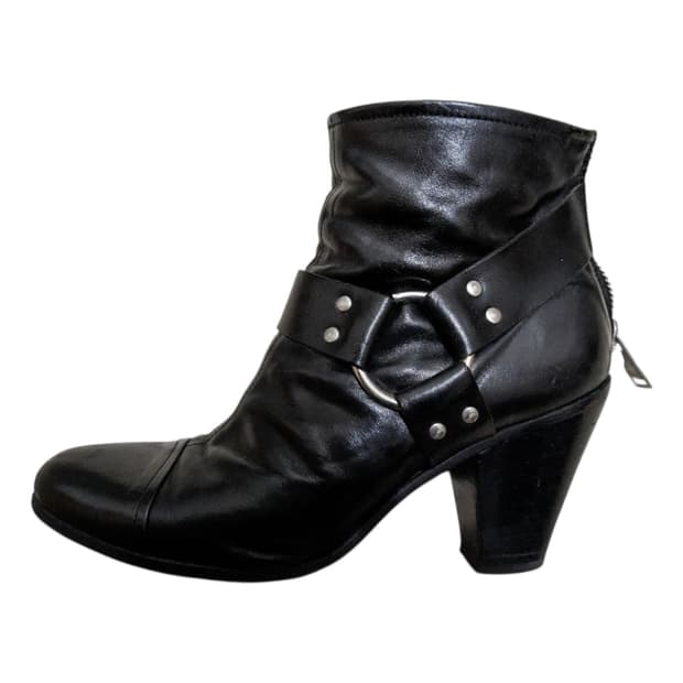 가레스 퓨 하네스 백지퍼 부츠