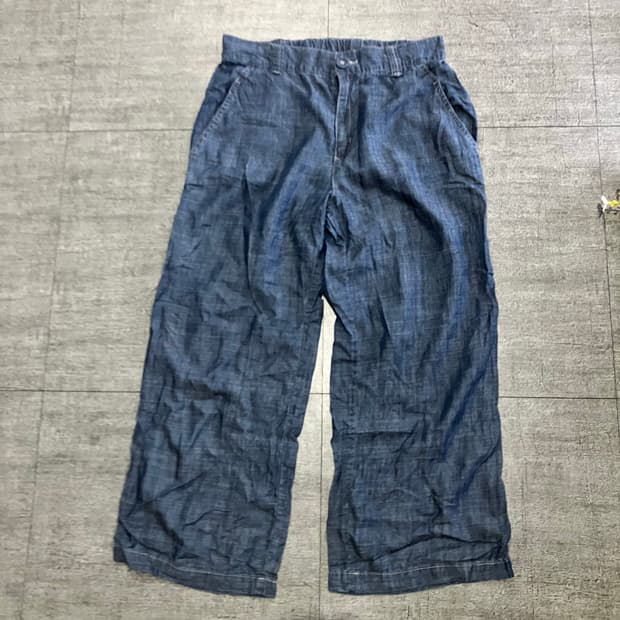 일본빈티지 올드스쿨아메카지 너드남할메카지 썸머 린넨팬츠