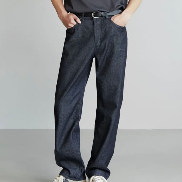 브랜디드 1898 BLANK JEANS [WIDE STRAIGHT] 30