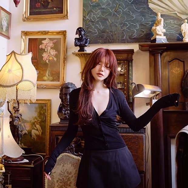 freckle button up long sleeve cardigan