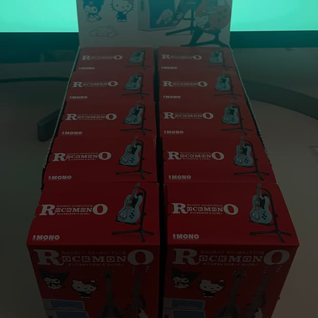 [새상품] 산리오 락모노 피규어 랜덤 가챠