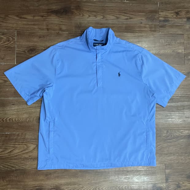 폴로 하프집업 아노락 풀오버 웜업