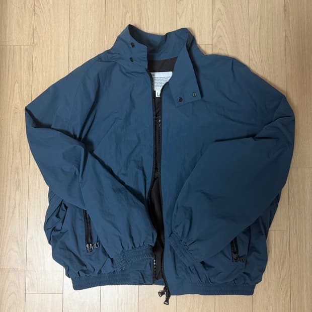 유니폼 브릿지 우븐 헤링턴 자켓 블루 L