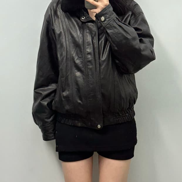 Vintage 빈티지 a-2 양가죽 봄버 자켓