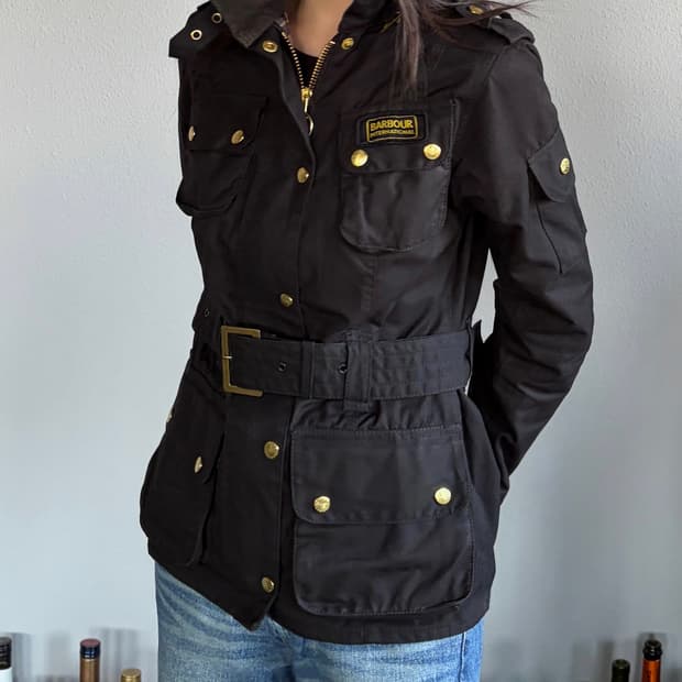 [S]바버 인터내셔널 오리지널 우먼스 왁스 자켓