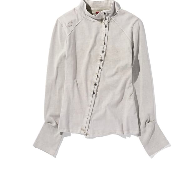 구해요/ 미스치프 WASHED JERSEY SHIRT