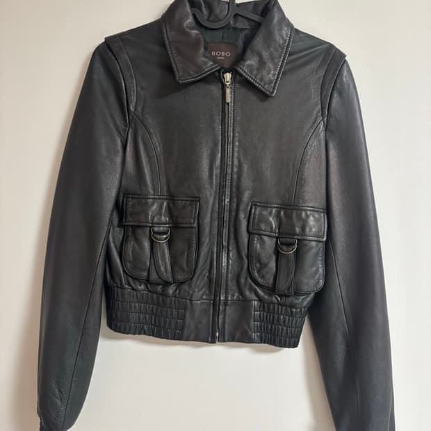 빈티지) 양가죽 백프로 레더자켓 