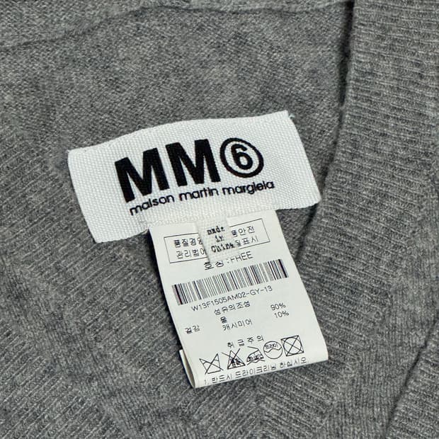 메종 마르지엘라 mm6 레이어링 캐시미어 vest