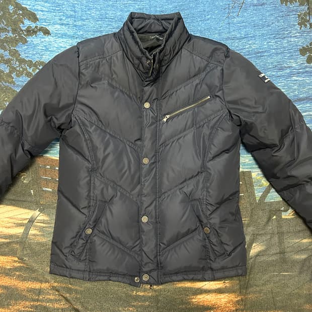 Calvin Klein Biker Fit Padded Jacket