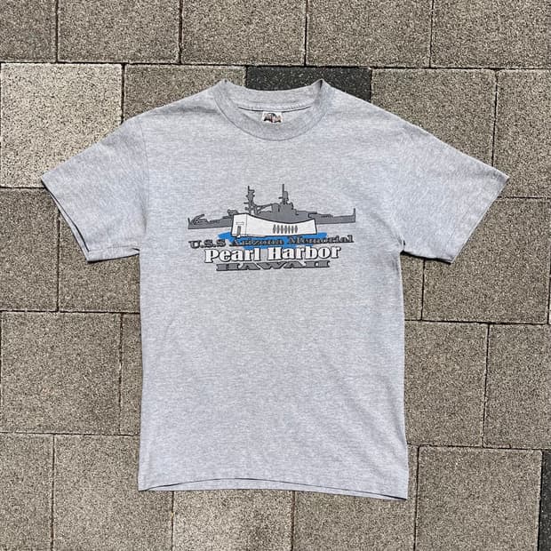 USS 애리조나 메모리얼 빈티지 티셔츠 (M)